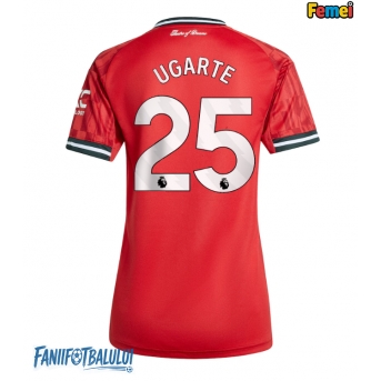 Manchester United Manuel Ugarte #25 Tricou Fotbal Replică 2025-26 Femei Acasa